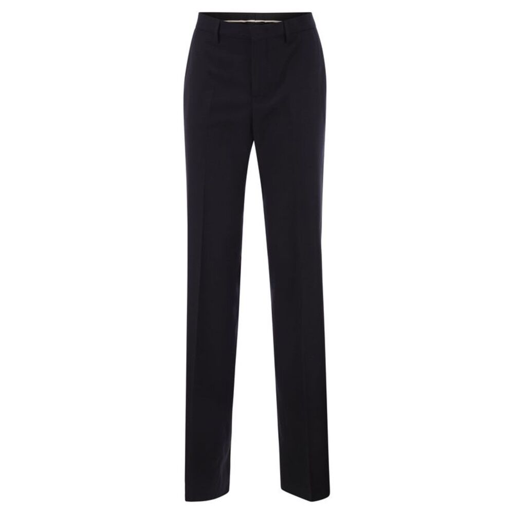 Tagliatore Women Virgin Wool And Silk Tailored Trousers